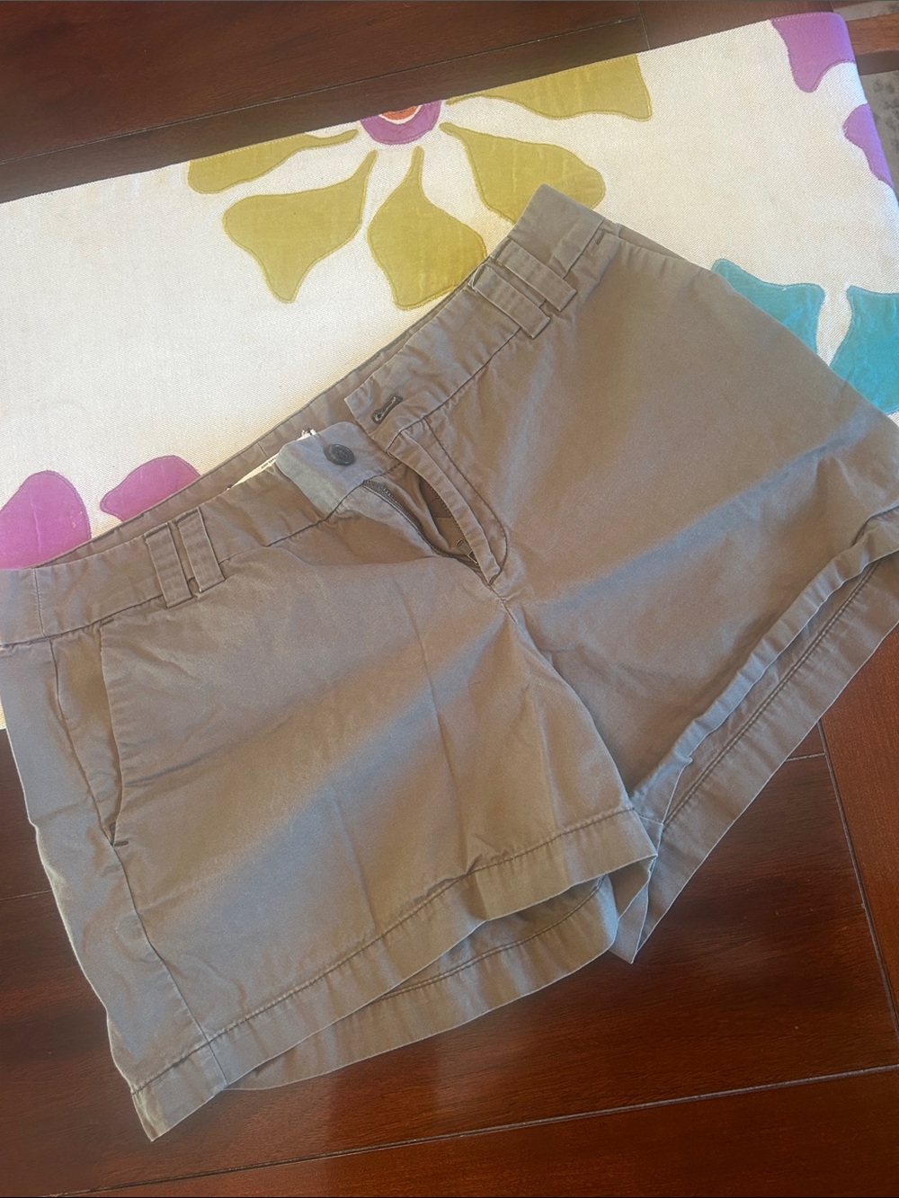 LOFT Taupe Bermuda Shorts